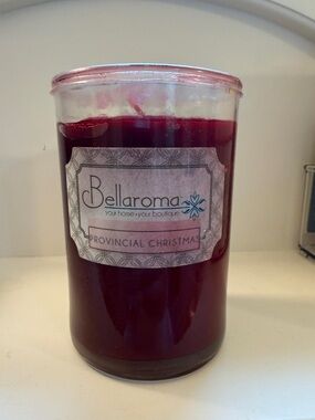 Provincial Christmas Candle - Deep Red